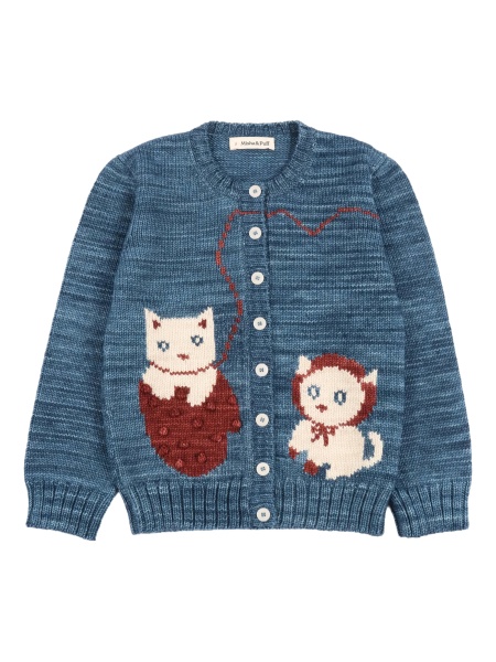 Pulover MISHA & PUFF albastru