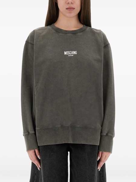 Pulover MOSCHINO JEANS gri