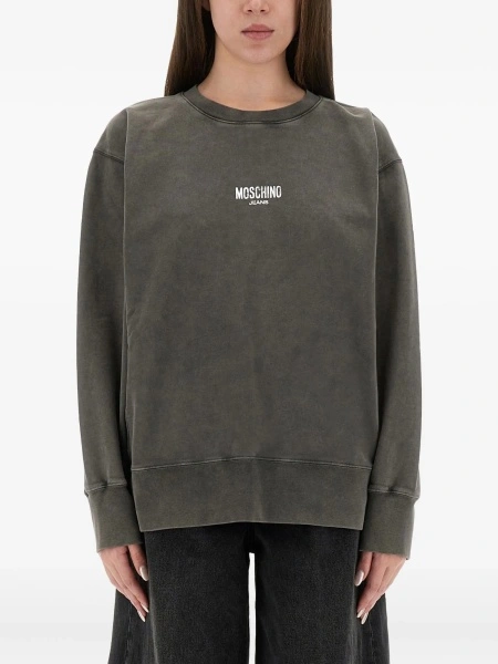 Pulover MOSCHINO JEANS gri