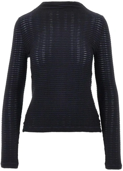 Pulover Striped jacquard jersey top