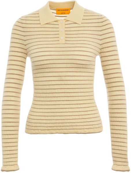 Pulover Sweater 'Smocked L/S Shrunken Polo'