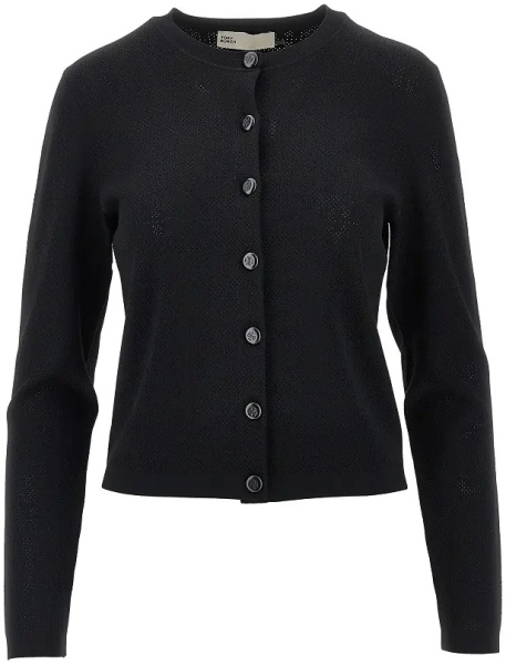 Pulover T Monogram pointelle knit cardigan