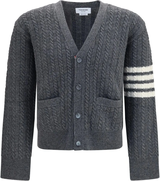 Pulover Thom Browne gri