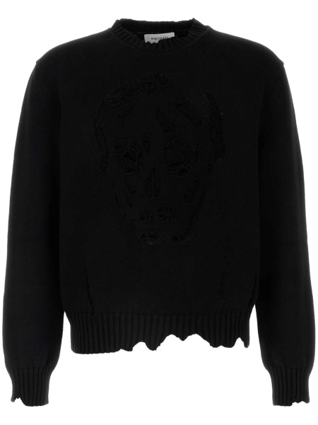 Pulover tricotat Alexander McQueen negru