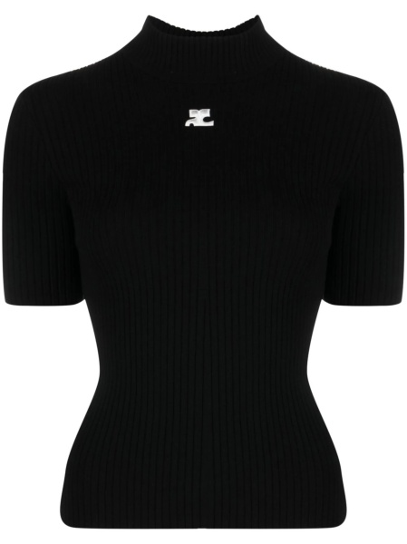 Pulover tricotat COURRÈGES negru