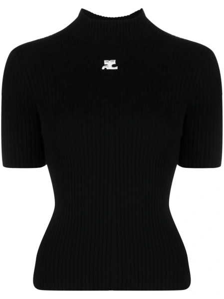 Pulover tricotat COURRÈGES negru