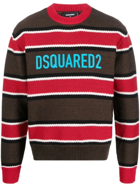 Pulover tricotat DSQUARED2 maro