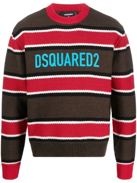 Pulover tricotat DSQUARED2 maro