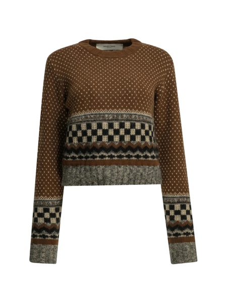 Pulover tricotat Golden Goose maro