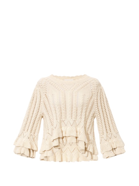 Pulover tricotat ISABEL MARANT ETOILE neutru