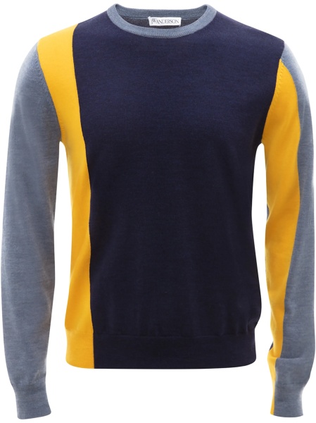 Pulover tricotat JW Anderson albastru