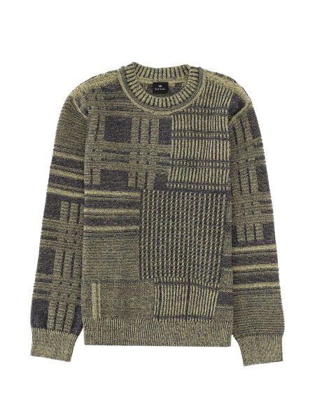 Pulover tricotat Paul Smith verde