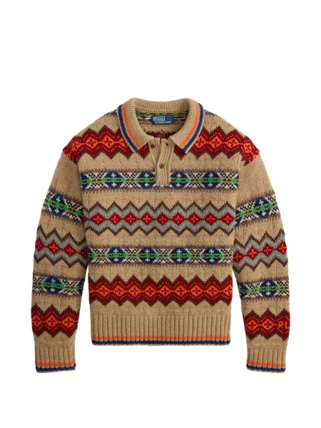 Pulover tricotat Ralph Lauren maro