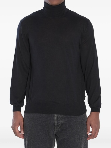 Pulover tricotat Saint Laurent negru