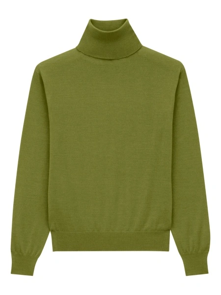 Pulover tricotat Saint Laurent verde