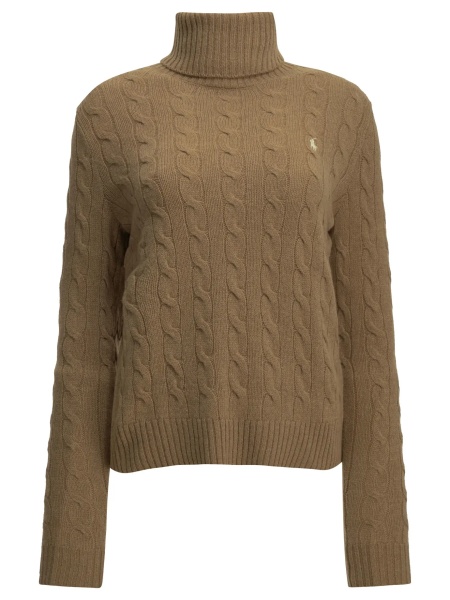Pulover Turtleneck Sweater with Logo