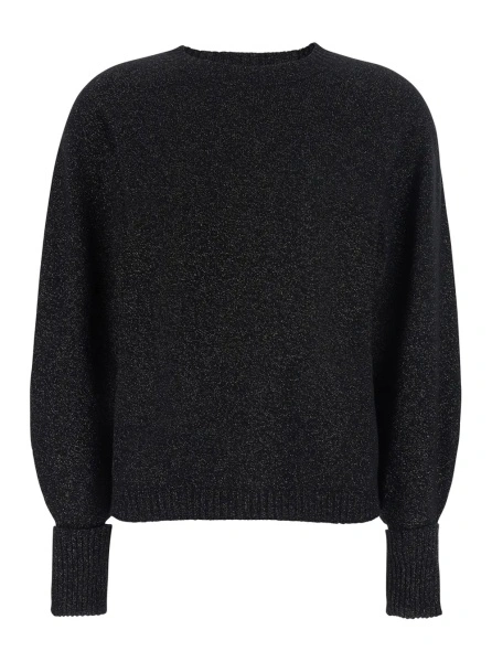Pulover TWINSET negru din lana si casmir