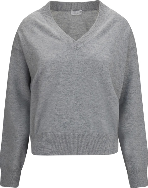 Pulover V-neck cashmere Sweater
