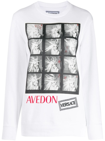 Pulover Versace alb