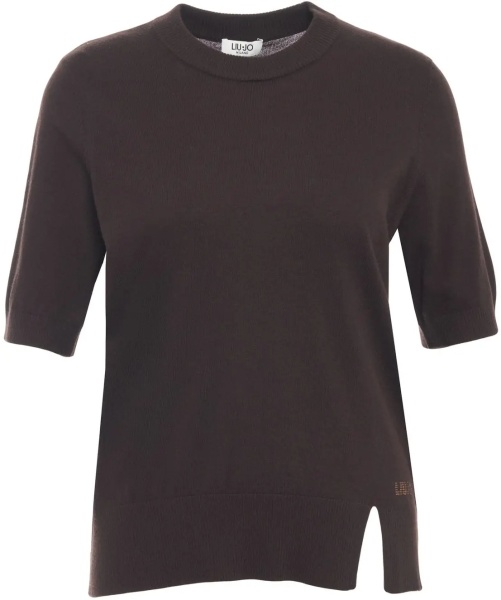 Pulovere Knit top with side slit