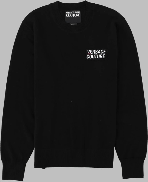 Pulovere Maglia Con Patch Logo