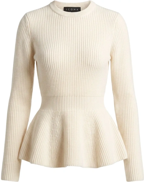 Pulovere Peplum pullover