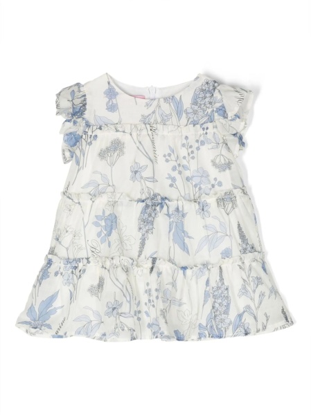 Rochie casual Blumarine alba din bumbac