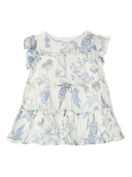 Rochie casual Blumarine alba din bumbac