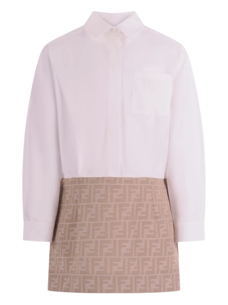 Rochie casual Fendi alba
