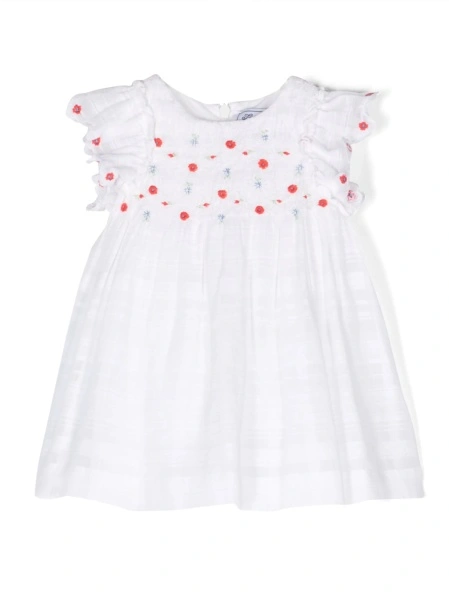 Rochie de eveniment Tartine et Chocolat alba din bumbac
