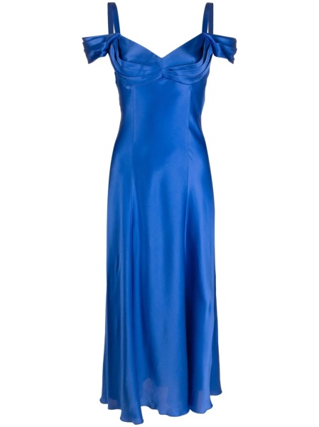 Rochie de ocazie Alberta Ferretti albastra