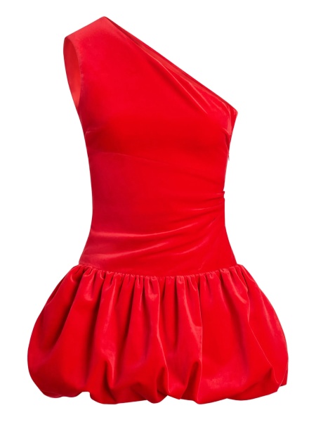 Rochie de ocazie Patou rosie din bumbac organic