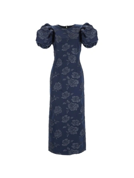 Rochie de ocazie ROTATE Birger Christensen albastra din multiester si polyester