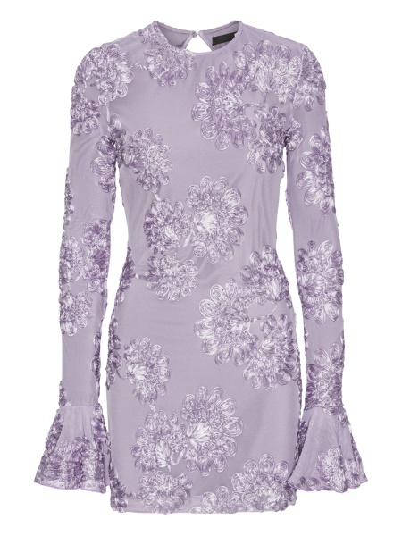 Rochie de ocazie ROTATE Birger Christensen violet din polyester si poliester reciclat