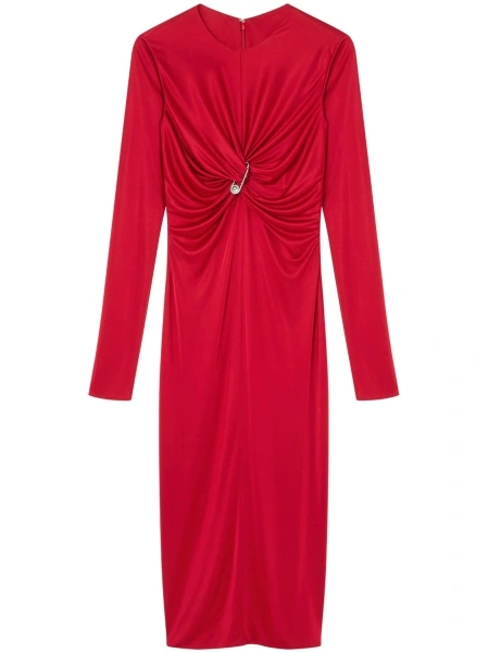 Rochie de ocazie Versace rosie din vascoza