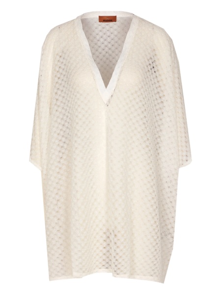 Rochie de plaja MISSONI BEACHWEAR alba