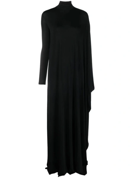 Rochie de seara Balenciaga neagra din vascoza