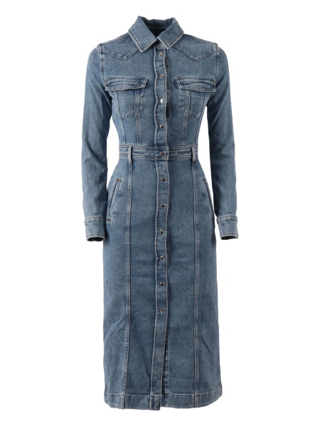 Rochie de zi 7 For All Mankind albastra