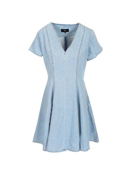 Rochie de zi 7 For All Mankind albastra