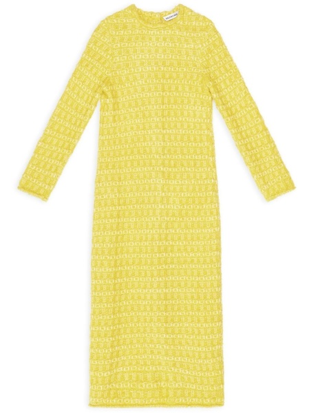 Rochie de zi Balenciaga galbena
