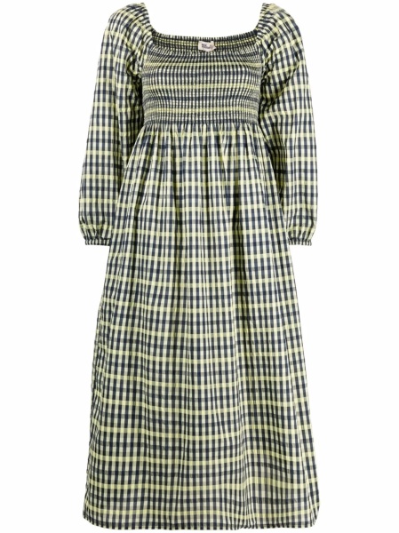 Rochie de zi Baum und Pferdgarten galbena