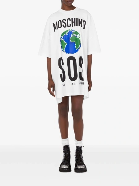 Rochie de zi Moschino alba