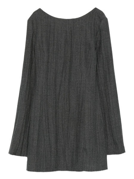 Rochie de zi OUR LEGACY gri din lana si poliamida