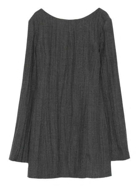 Rochie de zi OUR LEGACY gri din lana si poliamida