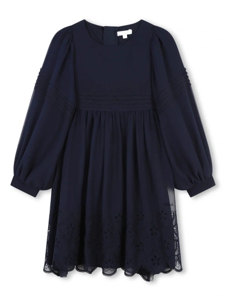 Rochie eleganta Chloe albastra din matase