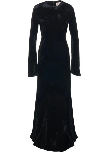 Rochie lunga Semicouture neagra 'Cecily'