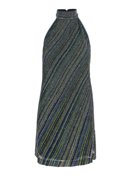Rochie MISSONI BEACHWEAR albastra din vascoza