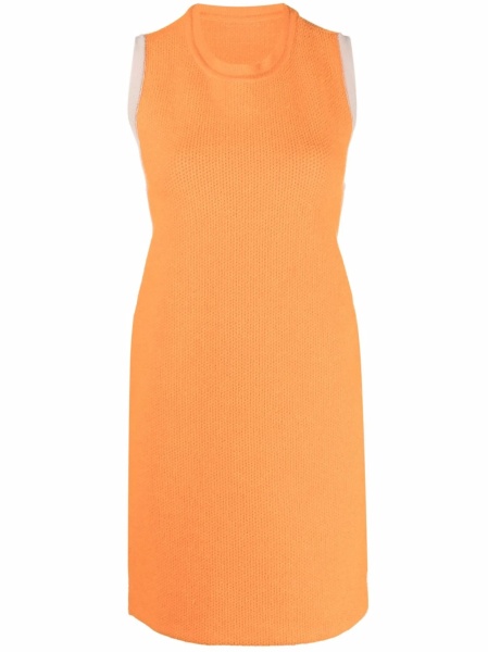 Rochie tricotata JACQUEMUS portocalie