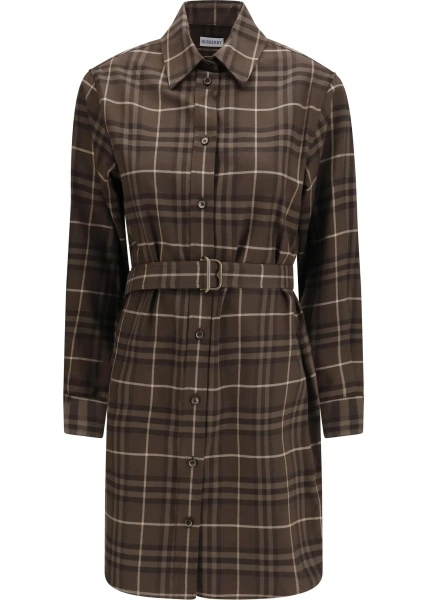 Rochii Check cotton shirt Dress