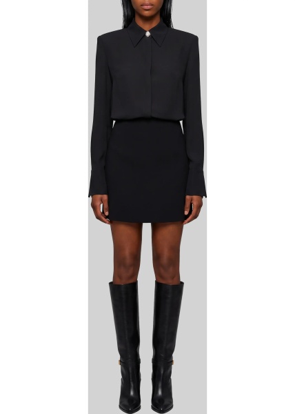 Rochii Double Georgette Shirt Dress